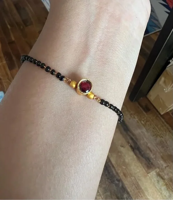 Red Kundan Bracelet